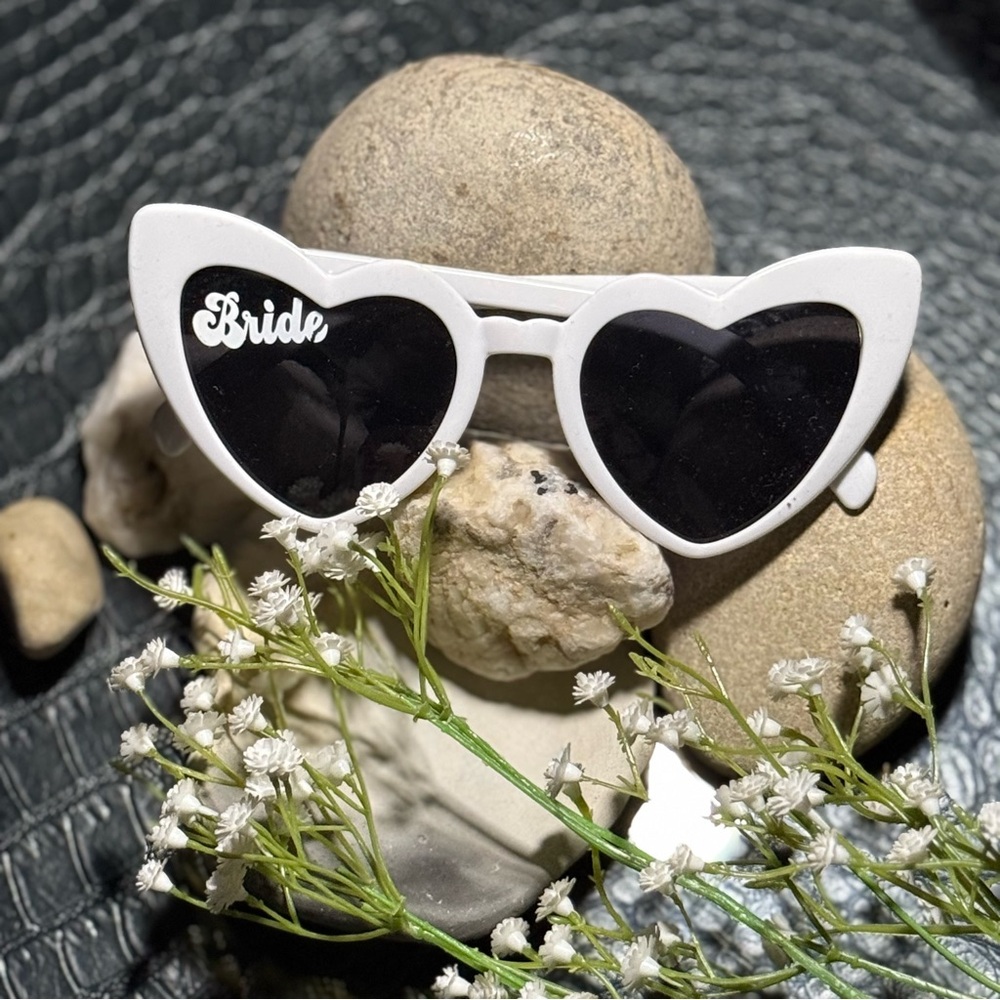 Heart-Shaped Bride Sunglasses